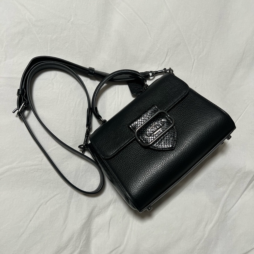 Black coach crossbody Bag